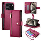 Nine Card-slot Zipper Wallet Bag Leather Phone Case, For iPhone 18 Pro / 17 Pro, For iPhone 18 Pro Max / 17 Pro Max, For iPhone 17e / 16e, For iPhone 17