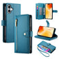 Nine Card-slot Zipper Wallet Bag Leather Phone Case, For iPhone 17 Pro Max, For iPhone 17 Pro, For iPhone 17, For iPhone Air