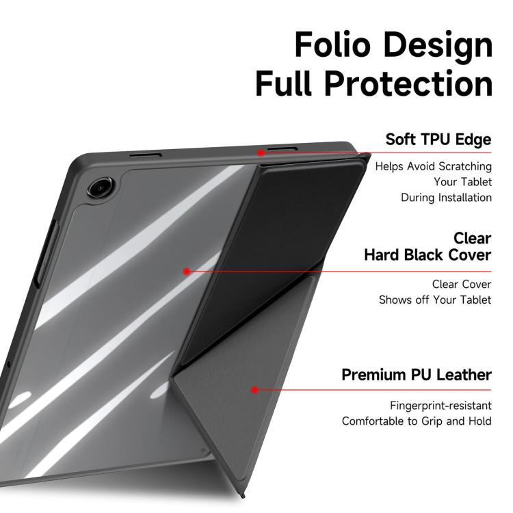 DUX DUCIS Magi Series Smart Leather Tablet Case, For Samsung Galaxy Tab A11+ / A9+, For Samsung Galaxy Tab S10 Lite / S10 FE, For Samsung Galaxy Tab S11, For Samsung Galaxy Tab S11 Ultra, For Samsung Galaxy Tab S10 FE+, For Samsung Galaxy Tab S10 Ultra...
