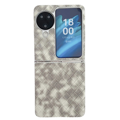 Colorful Woven Pattern Full Coverage Phone Case, For OPPO Find N3 Flip, For OPPO Find N2 Flip