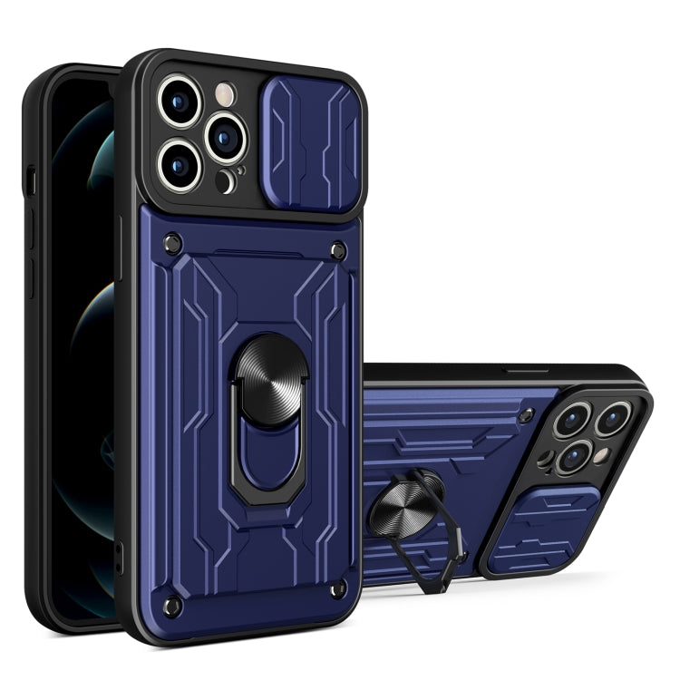 Sliding Camshield TPU+PC Phone Case with Card Slot, For iPhone 16, For iPhone 15 Pro Max, For iPhone 15 Pro