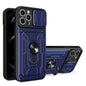 Sliding Camshield TPU+PC Phone Case with Card Slot, For iPhone 16, For iPhone 15 Pro Max, For iPhone 15 Pro