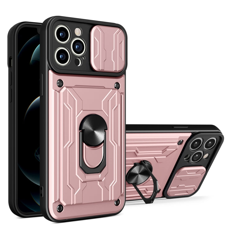 Sliding Camshield TPU+PC Phone Case with Card Slot, For iPhone 16, For iPhone 15 Pro Max, For iPhone 15 Pro