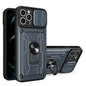 Sliding Camshield TPU+PC Phone Case with Card Slot, For iPhone 16 Plus, For iPhone 16, For iPhone 15 Pro Max