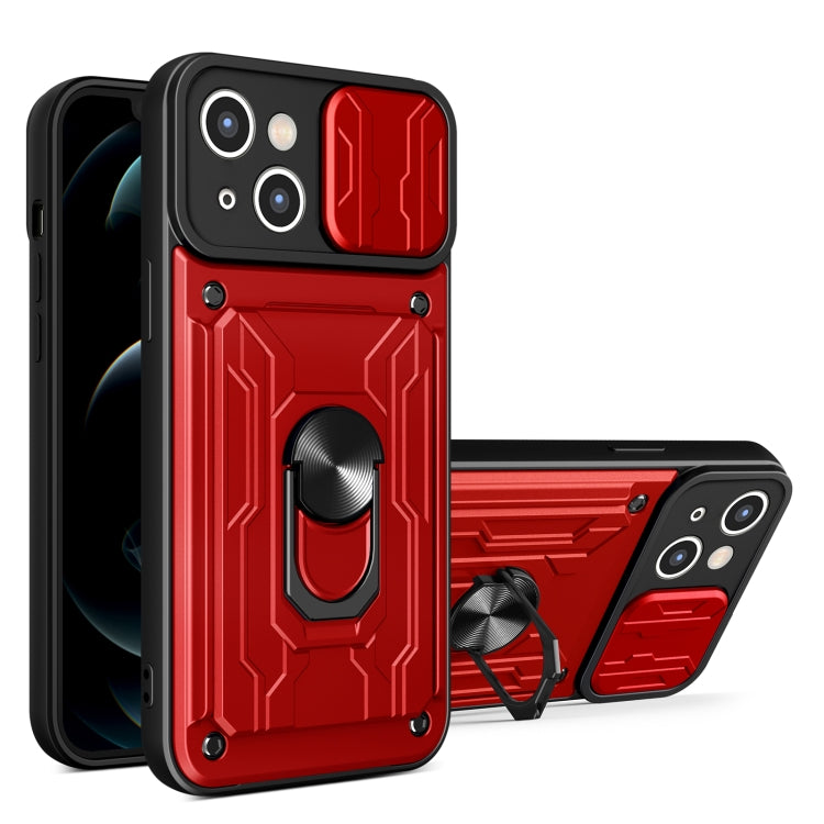 Sliding Camshield TPU+PC Phone Case with Card Slot, For iPhone 15 Pro, For iPhone 15 Plus, For iPhone 15
