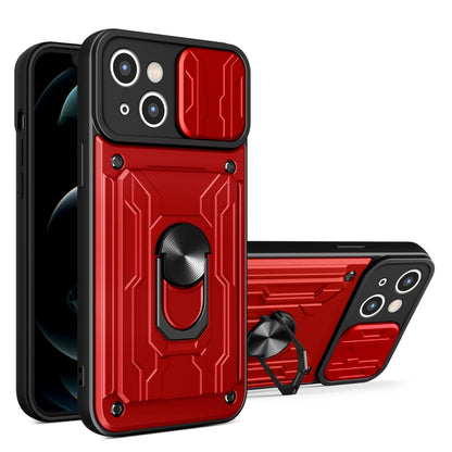 Sliding Camshield TPU+PC Phone Case with Card Slot, For iPhone 15 Pro, For iPhone 15 Plus, For iPhone 15