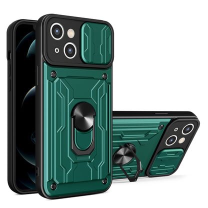 Sliding Camshield TPU+PC Phone Case with Card Slot, For iPhone 15 Pro, For iPhone 15 Plus, For iPhone 15