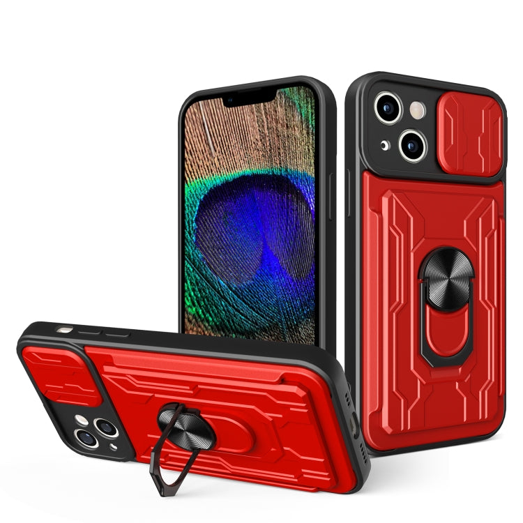 Sliding Camshield TPU+PC Phone Case with Card Slot, For iPhone 15 Pro, For iPhone 15 Plus, For iPhone 15