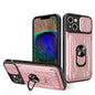 Sliding Camshield TPU+PC Phone Case with Card Slot, For iPhone 15 Pro, For iPhone 15 Plus, For iPhone 15