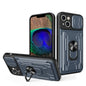 Sliding Camshield TPU+PC Phone Case with Card Slot, For iPhone 15 Pro, For iPhone 15 Plus, For iPhone 15
