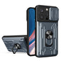 Sliding Camshield TPU+PC Phone Case with Card Slot, For iPhone 16 Pro Max, For iPhone 16 Pro, For iPhone 16 Plus