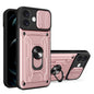 Sliding Camshield TPU+PC Phone Case with Card Slot, For iPhone 16 Pro Max, For iPhone 16 Pro, For iPhone 16 Plus