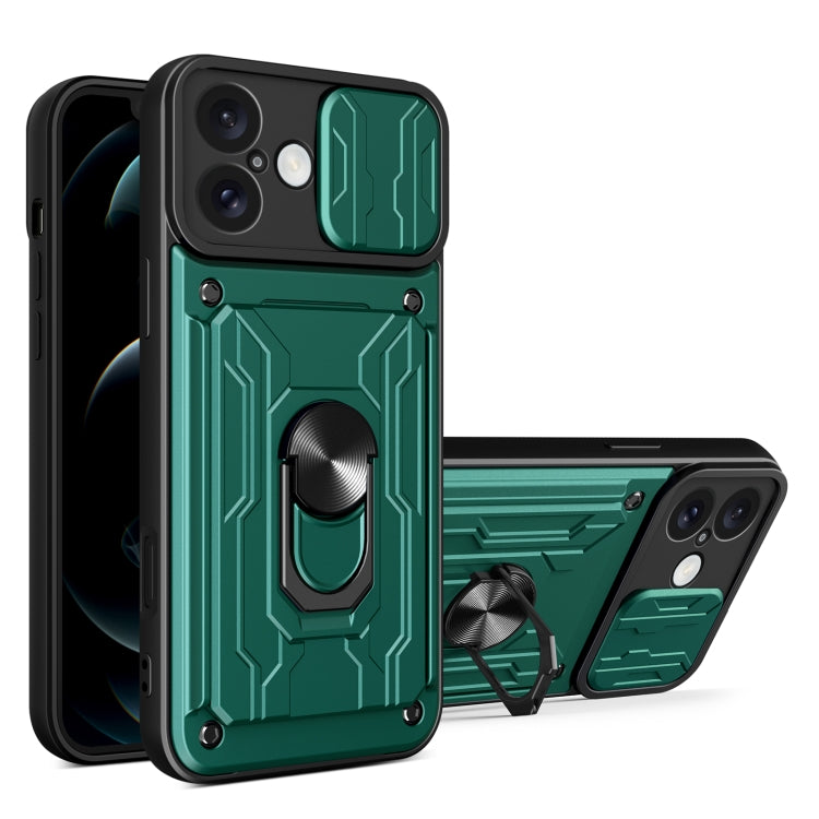 Sliding Camshield TPU+PC Phone Case with Card Slot, For iPhone 16 Plus, For iPhone 16, For iPhone 15 Pro Max