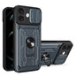 Sliding Camshield TPU+PC Phone Case with Card Slot, For iPhone 16 Plus, For iPhone 16, For iPhone 15 Pro Max