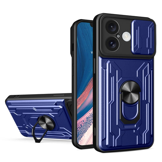 Sliding Camshield TPU+PC Phone Case with Card Slot, For iPhone 16, For iPhone 15 Pro Max, For iPhone 15 Pro