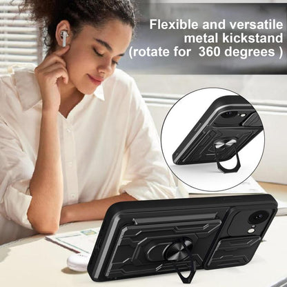 Sliding Camshield TPU+PC Phone Case with Card Slot, For iPhone 17e / 16e, For iPhone 17 Pro Max, For iPhone 17 Pro