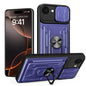 Sliding Camshield TPU+PC Phone Case with Card Slot, For iPhone 17e / 16e, For iPhone 17 Pro Max, For iPhone 17 Pro