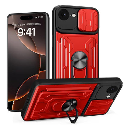Sliding Camshield TPU+PC Phone Case with Card Slot, For iPhone 18 Pro, For iPhone 18 Pro Max, For iPhone 17e / 16e