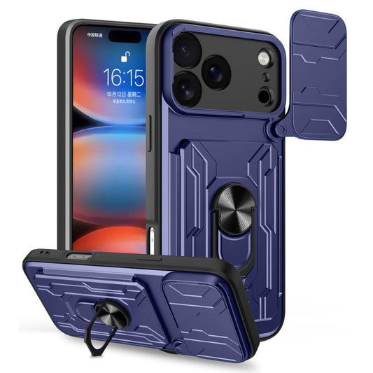 Sliding Camshield TPU+PC Phone Case with Card Slot, For iPhone 17 Pro Max, For iPhone 17 Pro, For iPhone 17