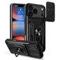 Sliding Camshield TPU+PC Phone Case with Card Slot, For iPhone 17e / 16e, For iPhone 17 Pro Max, For iPhone 17 Pro