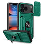 Sliding Camshield TPU+PC Phone Case with Card Slot, For iPhone 17e / 16e, For iPhone 17 Pro Max, For iPhone 17 Pro