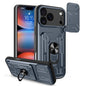 Sliding Camshield TPU+PC Phone Case with Card Slot, For iPhone 17e / 16e, For iPhone 17 Pro Max, For iPhone 17 Pro