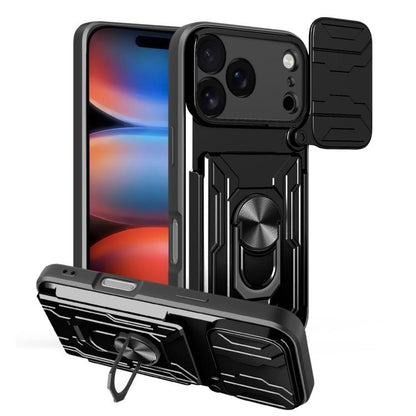 Sliding Camshield TPU+PC Phone Case with Card Slot, For iPhone 17e / 16e, For iPhone 17 Pro Max, For iPhone 17 Pro