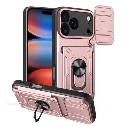 Sliding Camshield TPU+PC Phone Case with Card Slot, For iPhone 17e / 16e, For iPhone 17 Pro Max, For iPhone 17 Pro