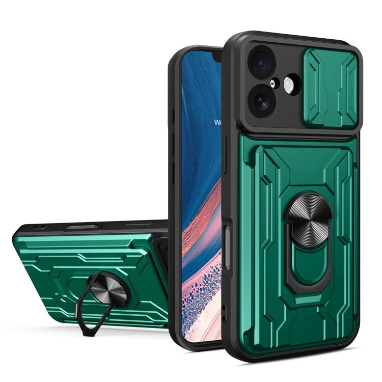 Sliding Camshield TPU+PC Phone Case with Card Slot, For iPhone 17 Pro Max, For iPhone 17 Pro, For iPhone 17