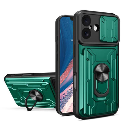 Sliding Camshield TPU+PC Phone Case with Card Slot, For iPhone 17 Pro Max, For iPhone 17 Pro, For iPhone 17