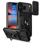 Sliding Camshield TPU+PC Phone Case with Card Slot, For iPhone 18 Pro, For iPhone 18 Pro Max, For iPhone 17e / 16e