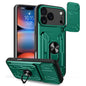 Sliding Camshield TPU+PC Phone Case with Card Slot, For iPhone 18 Pro, For iPhone 18 Pro Max, For iPhone 17e / 16e