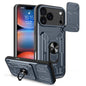 Sliding Camshield TPU+PC Phone Case with Card Slot, For iPhone 18 Pro, For iPhone 18 Pro Max, For iPhone 17e / 16e