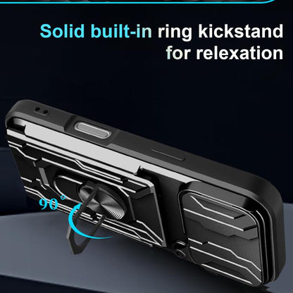 Sliding Camshield TPU+PC Phone Case with Card Slot, For iPhone 18 Pro, For iPhone 18 Pro Max, For iPhone 17e / 16e