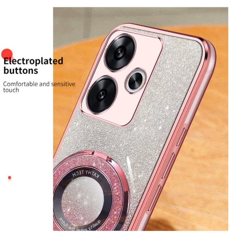 Plated Gradient Glitter Round Holder TPU Phone Case, Series 3