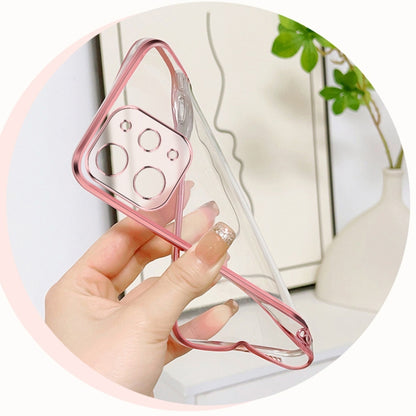 Plated Gradient Glitter Round Holder TPU Phone Case