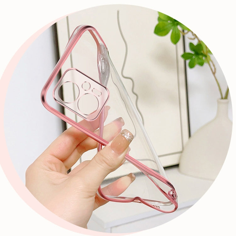 Plated Gradient Glitter Round Holder TPU Phone Case