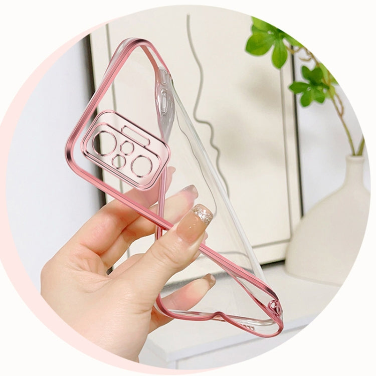 Plated Gradient Glitter Round Holder TPU Phone Case