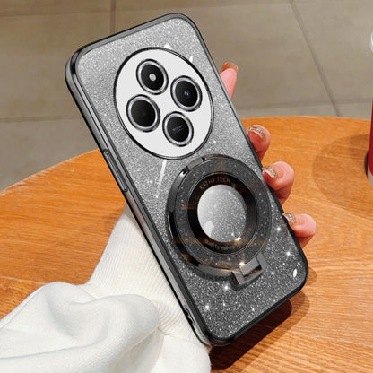 Plated Gradient Glitter Round Holder TPU Phone Case