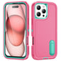 Rugged PC + Silicone Phone Case with Holder, For iPhone Air, For iPhone 16 Pro Max