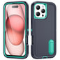 Rugged PC + Silicone Phone Case with Holder, For iPhone Air, For iPhone 16 Pro Max
