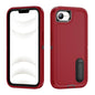 Rugged PC + Silicone Phone Case with Holder, For iPhone 17e / 16e, For iPhone 17