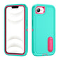 Rugged PC + Silicone Phone Case with Holder, For iPhone 17e / 16e, For iPhone 17