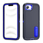 Rugged PC + Silicone Phone Case with Holder, For iPhone 17e / 16e, For iPhone 17