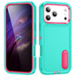 Rugged PC + Silicone Phone Case with Holder, For iPhone 18 Pro / 17 Pro, For iPhone 18 Pro Max / 17 Pro Max