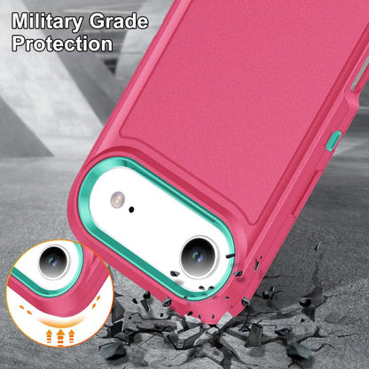 Rugged PC + Silicone Phone Case with Holder, For iPhone Air, For iPhone 16 Pro Max