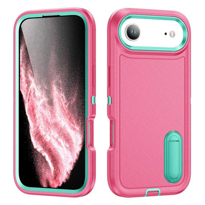 Rugged PC + Silicone Phone Case with Holder, For iPhone Air, For iPhone 16 Pro Max