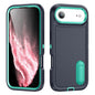 Rugged PC + Silicone Phone Case with Holder, For iPhone Air, For iPhone 16 Pro Max