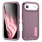 Rugged PC + Silicone Phone Case with Holder, For iPhone Air, For iPhone 16 Pro Max