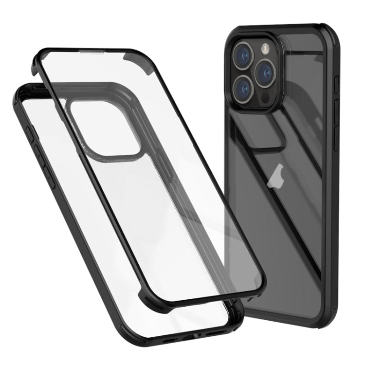 Double-sided Plastic Glass Phone Protective Case, For iPhone 17e / 16e, For iPhone 16 Pro Max, For iPhone 16 Pro, For iPhone 16 Plus, For iPhone 16, For iPhone 15 Pro Max, For iPhone 15 Pro, For iPhone 15 Plus